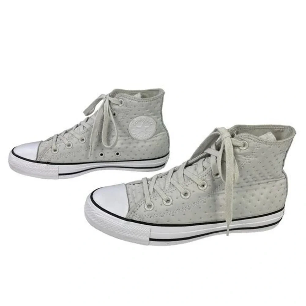 Converse Sneakers Womens 8 All Star Chuck Taylor Neoprene Hi Top Gray Shoes - Picture 3 of 11